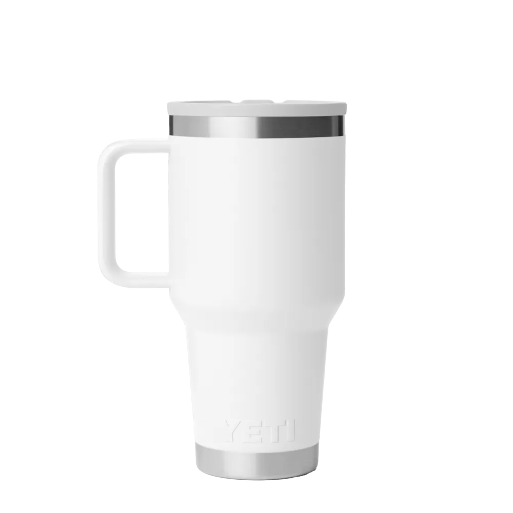 YETI 30 oz Rambler Travel Mug with Color Match Straw Lid