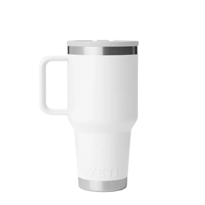 YETI 30 oz Rambler Travel Mug with Color Match Straw Lid