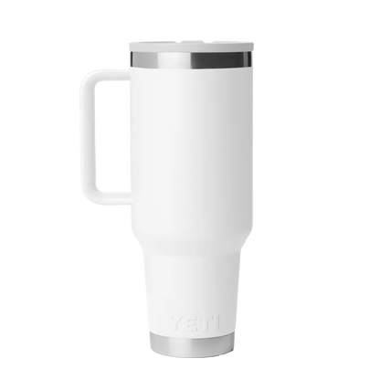 YETI 40 oz Rambler Travel Mug with Color Match Straw Lid