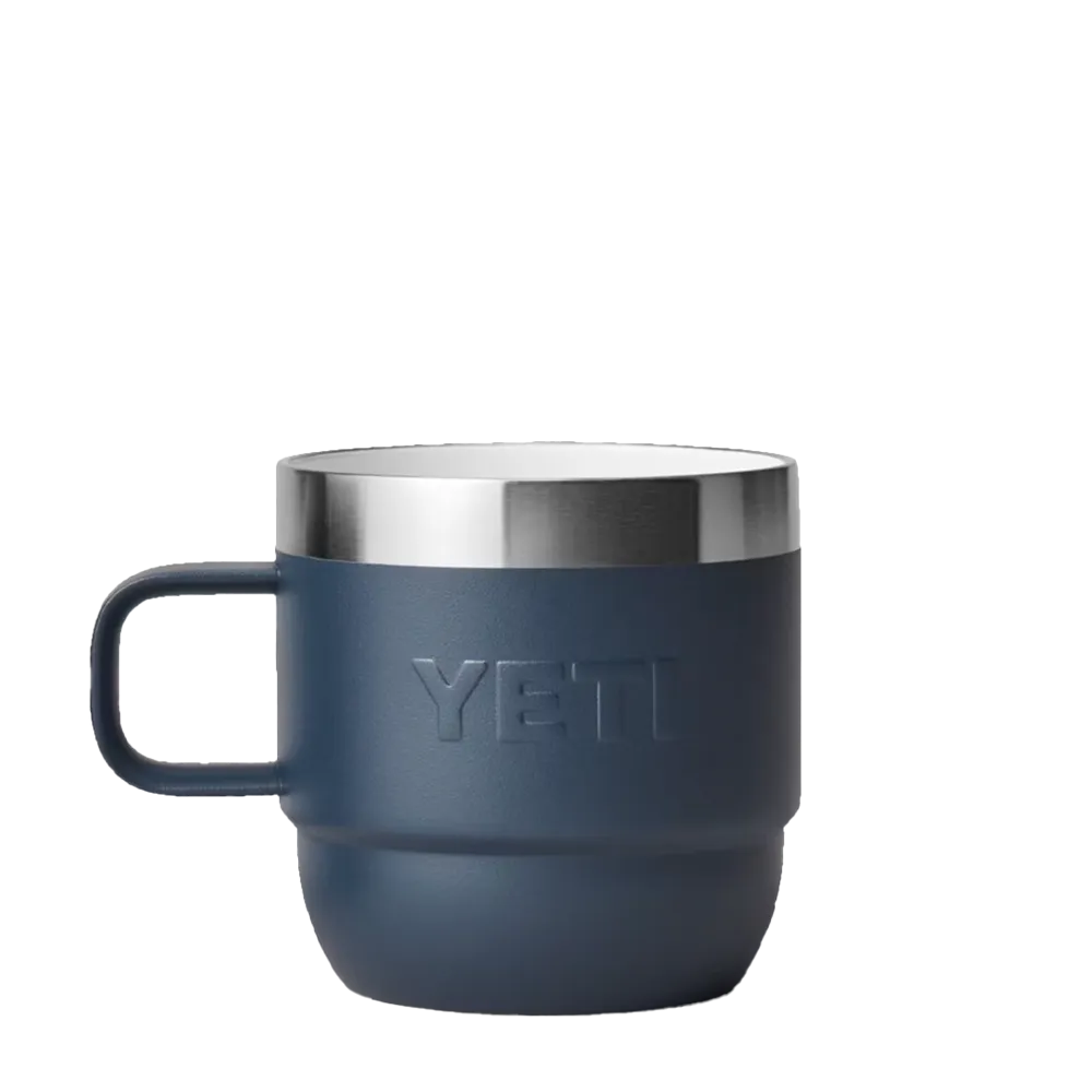 Yeti Rambler 6oz Stackable Mugs (Weiß / Silber) 70000001814 - Allike Store
