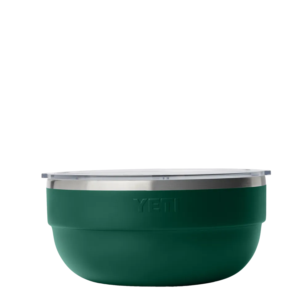 Yeti 4.5 qt Rambler Insulated Bowl in black forest green