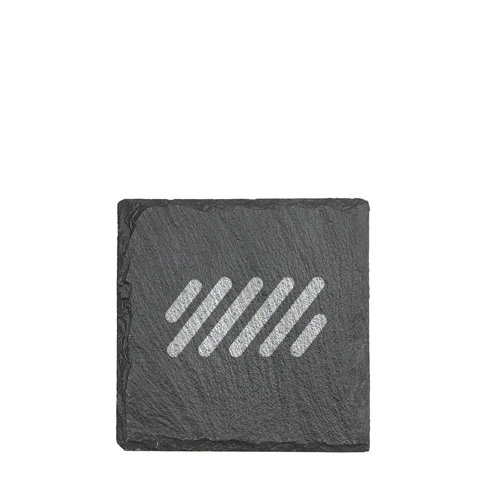 4" x 4" Square Slate Coaster-Diamondback Branding-Diamondback Branding