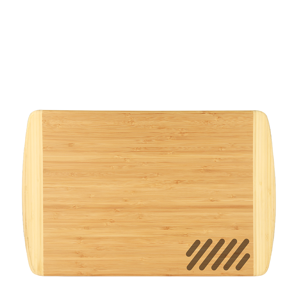 Bamboo Two Tone Cutting Board-Diamondback Branding-Diamondback Branding