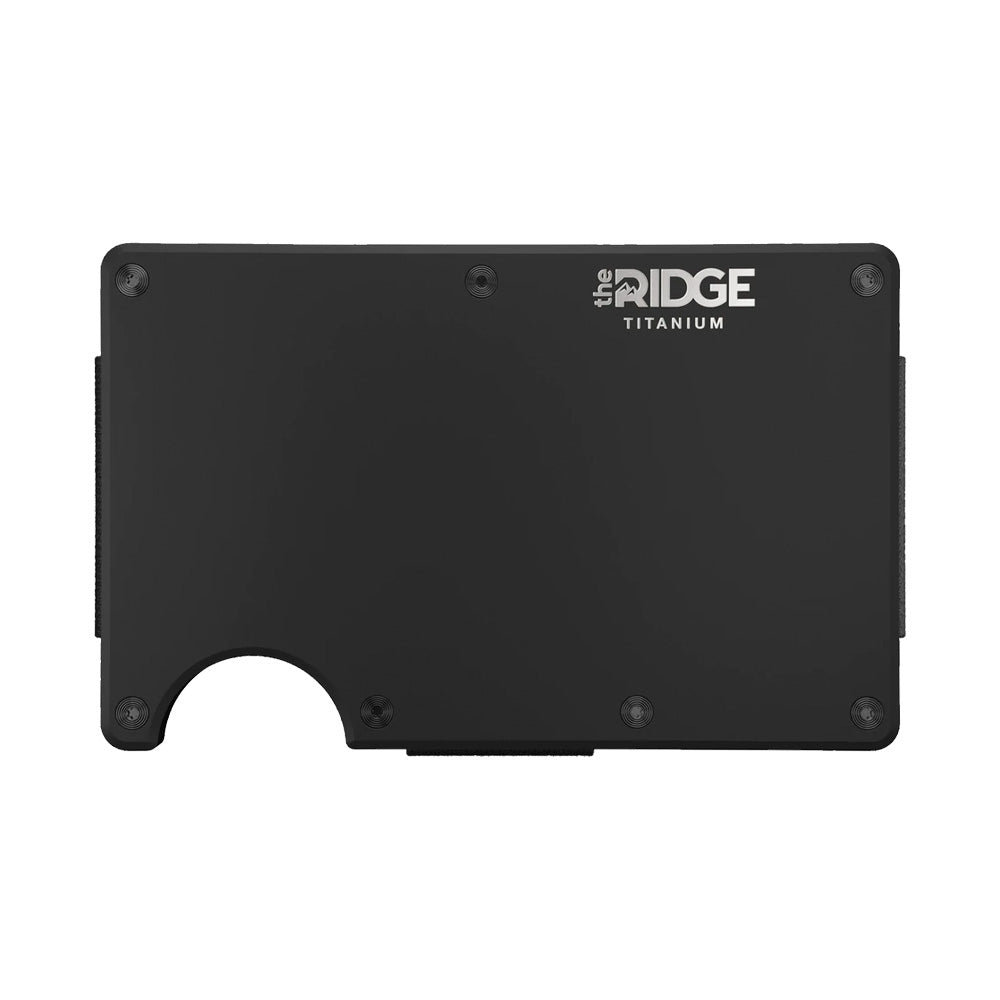 Ridge Wallet Titanium w/ Money Clip-The Ridge-Diamondback Branding