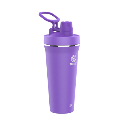 Rally Protein Shaker - Steel Electric Lavender