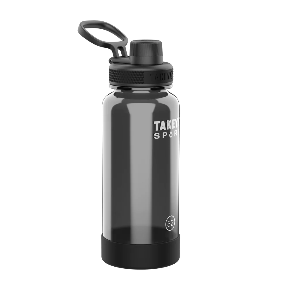 Takeya Actives Stainless Steel Water Bottle w/Spout lid, 64oz Steel 